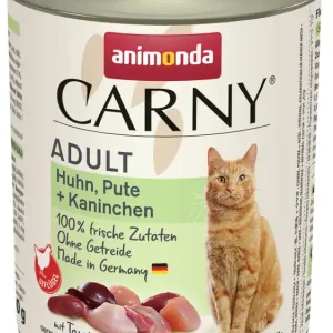 Kracherpreis Sparpaket 24 x 800 g Animonda Carny Adult Huhn, Pute + Kaninchen Katzen Nassfutter